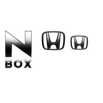ホンダ Nボックス【JF3-230/500/840/850 JF4-120/220/840/850】　ブラックエンブレム(N-BOX用)【ブラッククローム調】[08F20-TTA-001B]