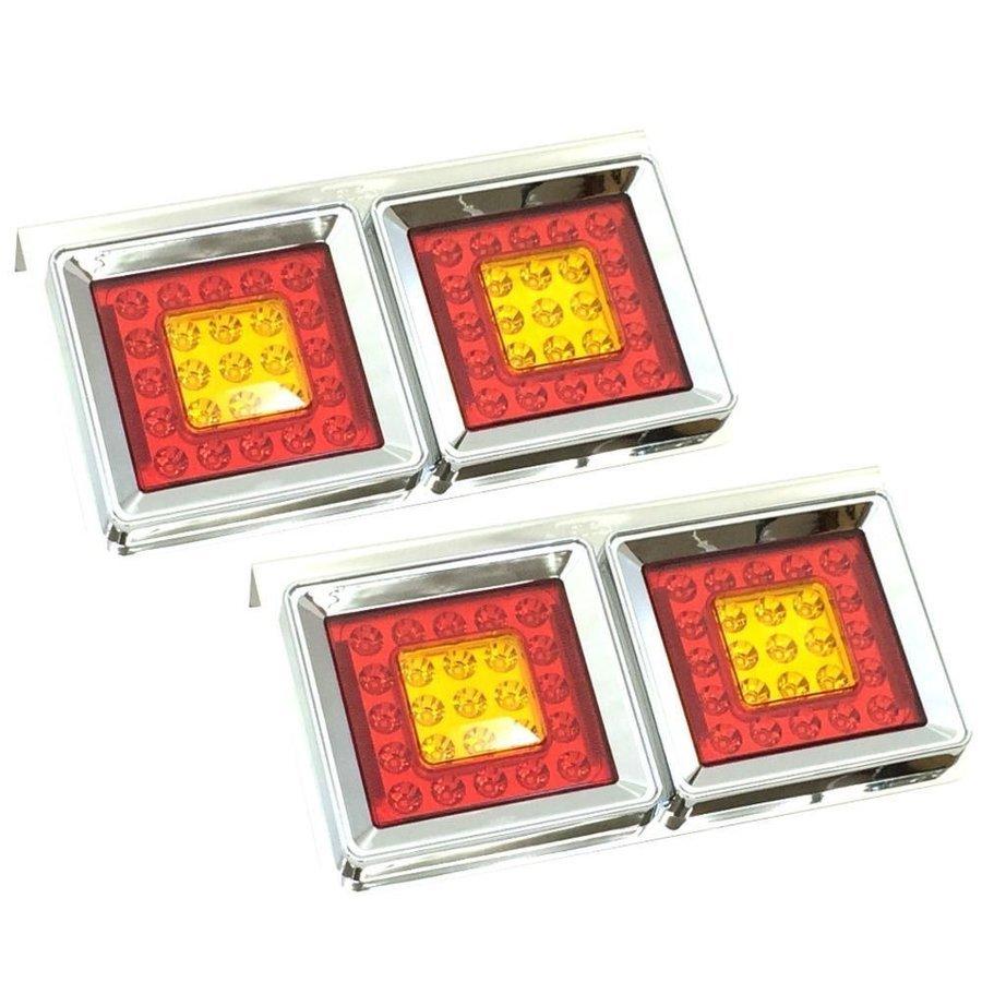 JETイノウエ　テールランプ　LEDテールランプ　DC24V専用　SD-2006　角型2連　525741