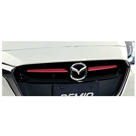 純正アクセサリー マツダ デミオ DJ H26.06〜 フロントガーニッシュ マツダ（Mazda） メール便可 純正アクセサリー デミオ DJ H26.06