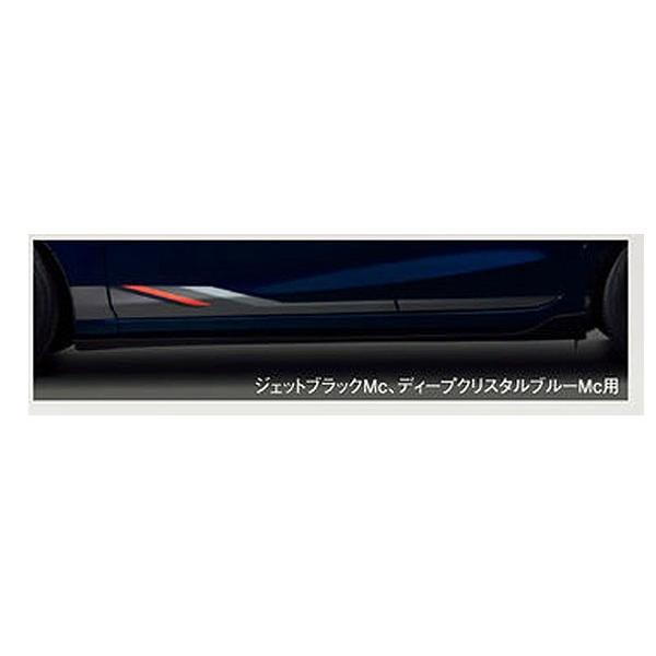 純正アクセサリー　マツダ　デミオ　DJ　H26.06〜　ドレスアップアイテム　サイドデカール　ロア　ブラック・ブルー用　D10AV3040G1