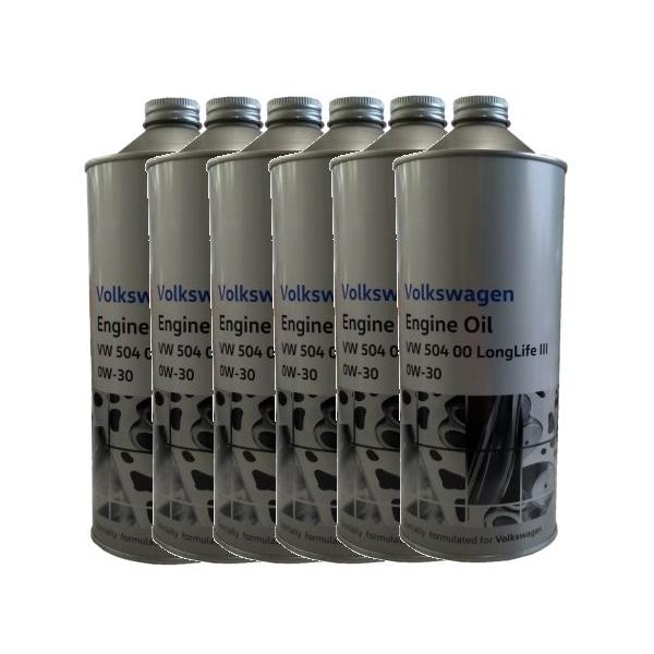 Volkswagen 純正エンジンオイル 0W-30 6本　しばりきさん専用 フォルクスワーゲン（Volkswagen） 【お得な6本セット