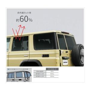 ランクル70 再再販IR（赤外線）フィルム（ダークスモーク）トヨタ純正 トヨタ（TOYOTA） トヨタ純正用品 ランドクルーザー70 純正 GDJ76W