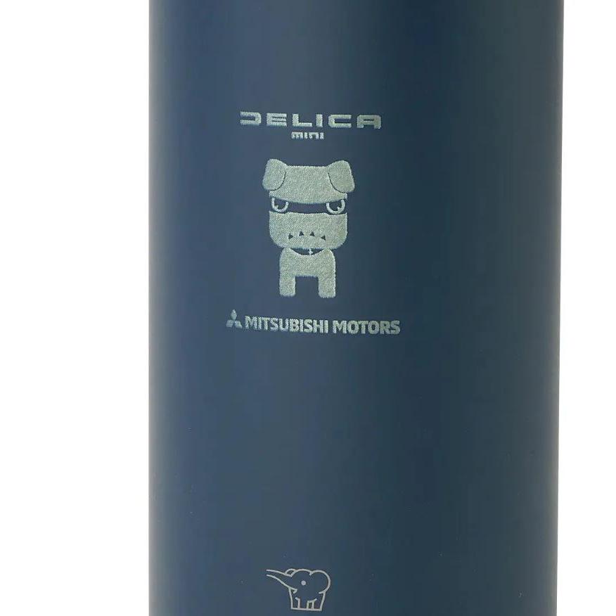 【デリ丸。Collection】ラリアート デリカミニ公式キャラクター！ ステンレスボトル 500ml ネイビー でりまる デリ丸 みつびし 犬 三菱 TS14832_2