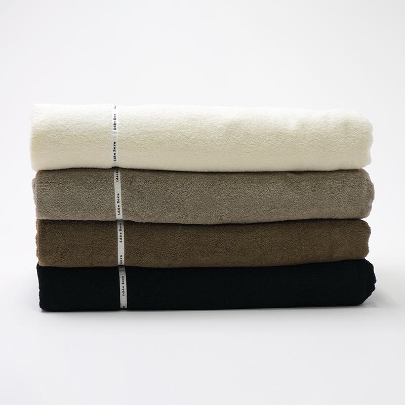 今治タオル　idee Zora パイルシリーズ タオルケット S ブラック 今治タオル（imabari towel） タオルケット idee Zora イデゾラ