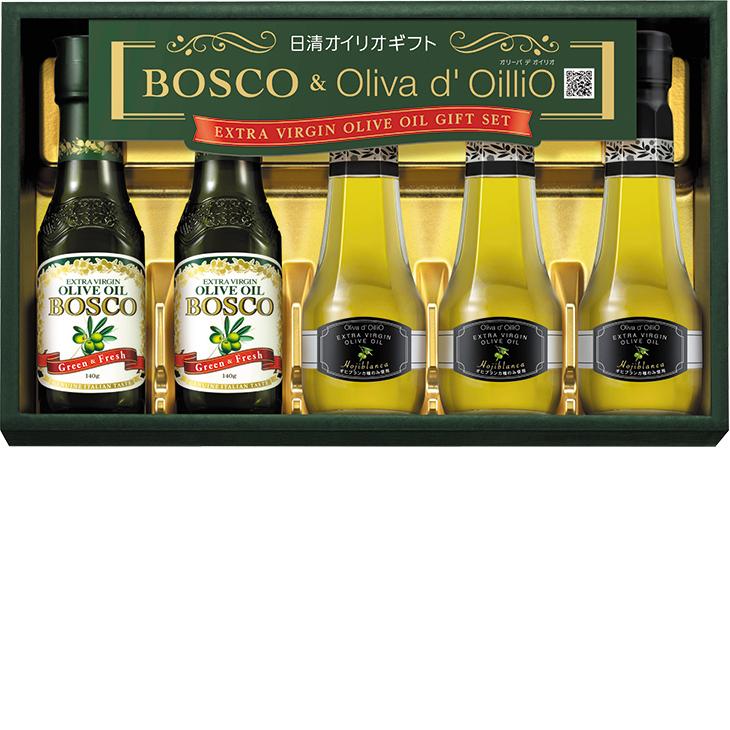 お歳暮　日清オイリオ ボスコ＆ギフト限定エキストラバージンオリーブオイルギフト BL-30（250_25冬）