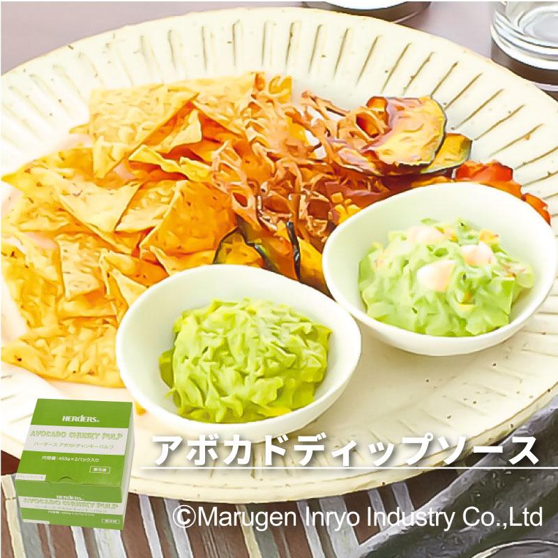 HERDERS（ハーダース） アボカドチャンキーパルプ 業務用 453g×2p×6