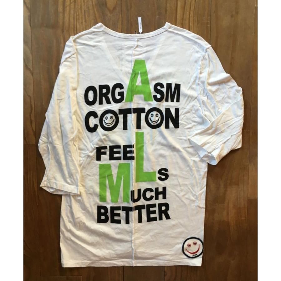A LOVE MOVEMENT 七分袖 Tシャツ ALM L (T5) : MARUGO Select - 通販 