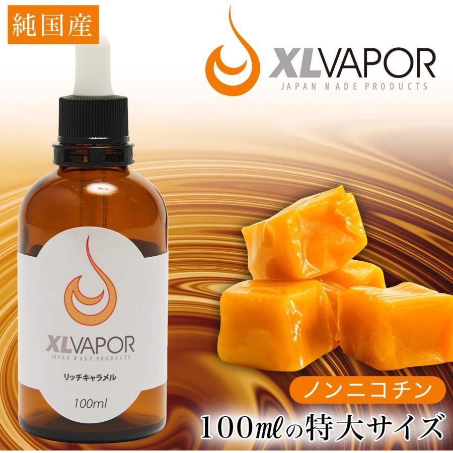 XLVAPOR] VAPE リキッド リッチキャラメル XL (100ml / PloomTECH対応
