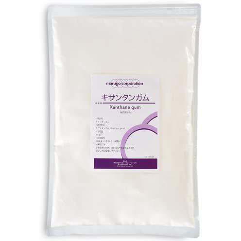marugo ( マルゴ ) キサンタンガム 粉末 増粘多糖類 ( 1kｇx5個 / 食品 ) 手作り化粧品 消毒用ジェル とろみ付け 食品添加物 [ 増粘安定剤 ] 食用 パウダ