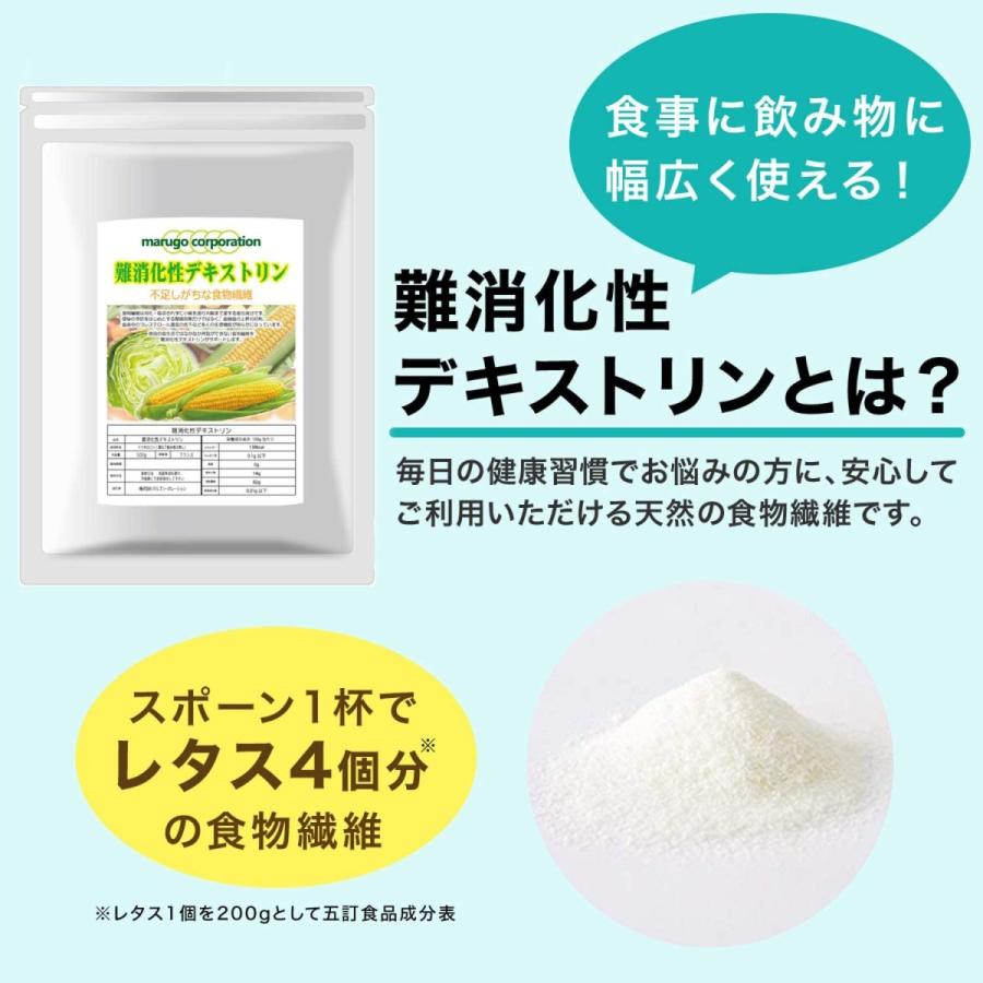 marugo(マルゴ) 難消化性デキストリン サプリメント 粉末 国内加工品