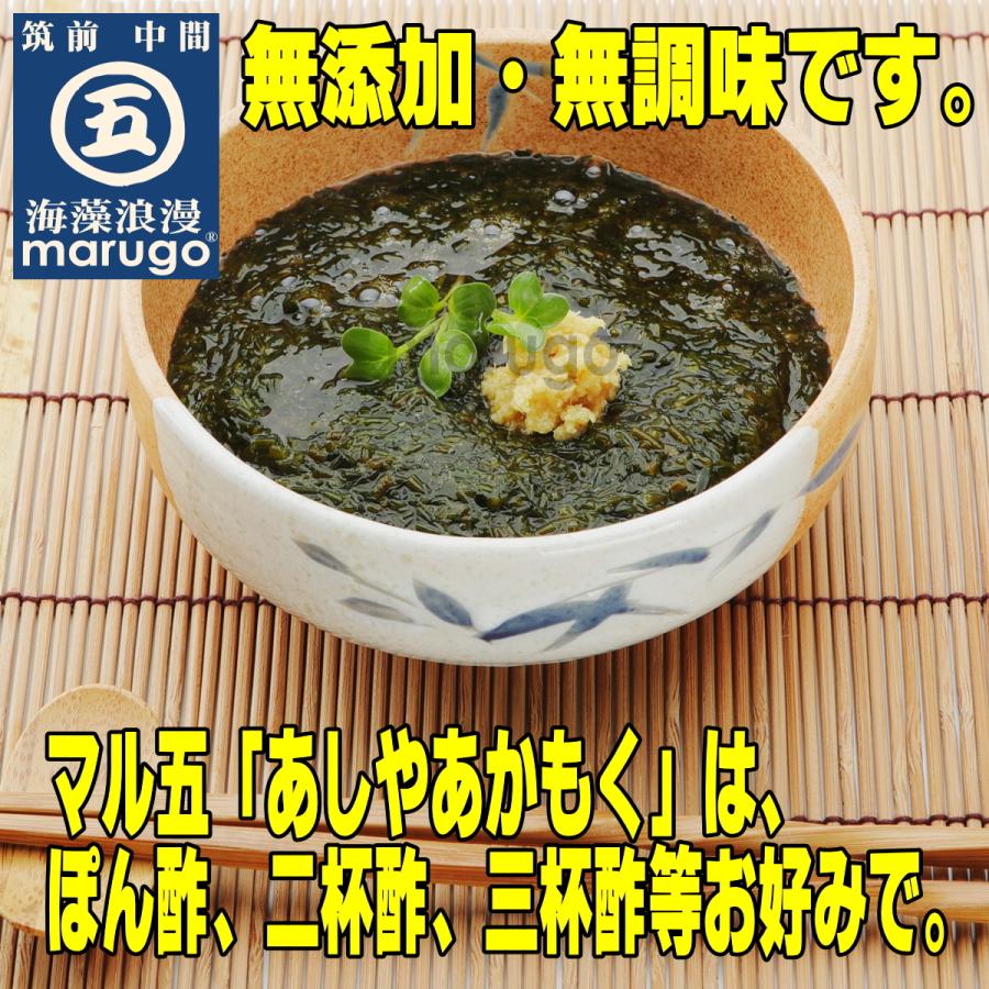 九州産 あしやあかもく 無添加 無調味 50ｇ×60本セット 送料無料（ただし追加送料 北海道1000円 東北・沖縄500円）レビュー書くとプレゼント付♪｜marugoshop｜02