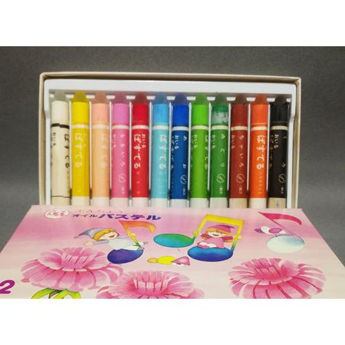 ブンチョウ オイルパステル 12色 紙箱入り 旧製品 : 丸五商店ヤフー