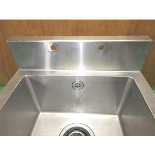 中古】【送料都度見積】1槽シンク W600*D750*H800+BG150mm 中古】【送料都度見積】1槽シンク W600*D750*H800+BG150mm