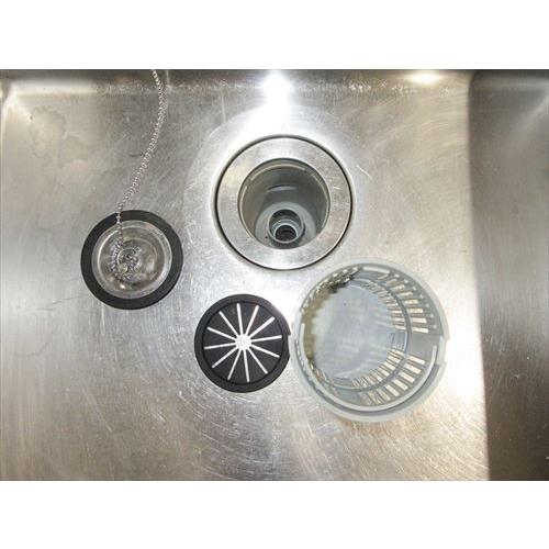 中古】【送料都度見積】1槽シンク W600×D600×H800mm : 業務用厨房機器