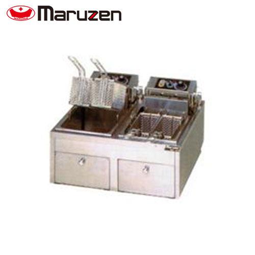 マルゼン 電気フライヤー（卓上型二槽式、ファーストフード用） MEF