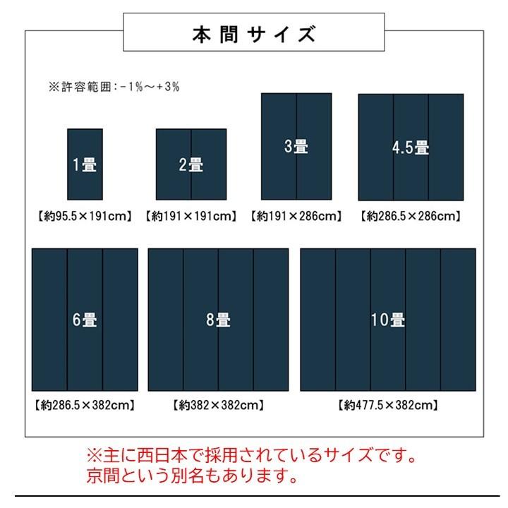 ラグ ござ 170×170cm 洗える カーペット2畳 ダイニング 敷詰 丈夫 日本製 国産 ペット 団地間 正方形｜marugoto-lifestyle｜14