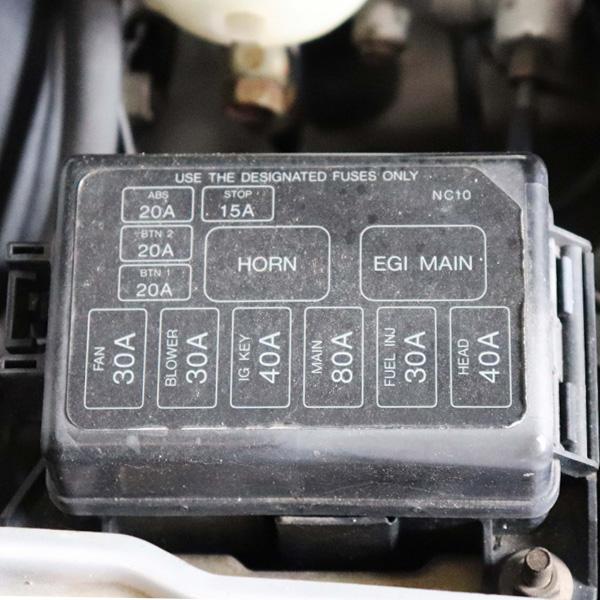 ロードスター ヒューズセット エンジンルーム部 NB 10万番台 H117-67