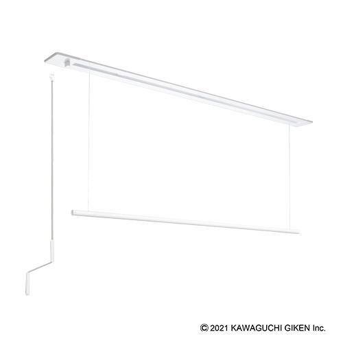 ホスクリーン（昇降式）　室内干し　　　　　新品、未開封 川口技研 室内用ホスクリーン 昇降式操作棒タイプ URB-L 1800mm 室内