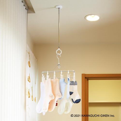 川口技研 室内用ホスクリーンスポット型 SPC-W 2本セット 460〜640mm