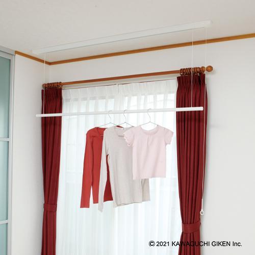 川口技研 室内用ホスクリーン 昇降式操作ヒモタイプ UTM-L 1710mm 室内