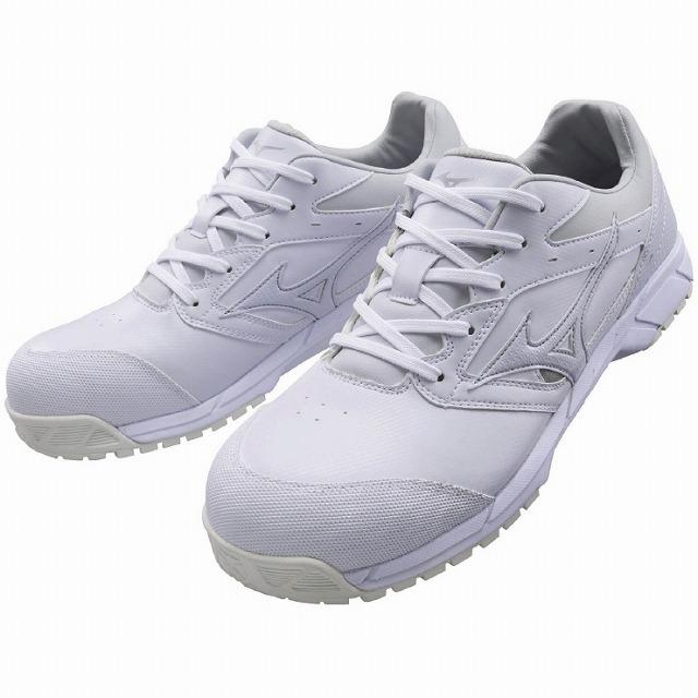 ■新品★ミズノ オールマイティ CS★安全靴★C1GA171001★セーフティー MIZUNO ミズノ 安全靴 CS 紐 ホワイト C1GA171001 ローカット