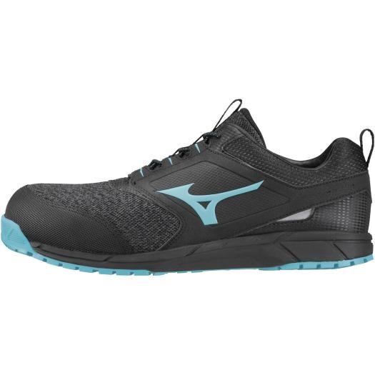 安全靴 MIZUNO 27cm F1GA190391 MIZUNO ミズノ 安全靴 ES31L ブラック×ライトブルー×ブラック