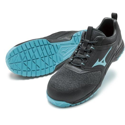 MIZUNO ミズノ 安全靴 ES31L ブラック×ライトブルー×ブラック
