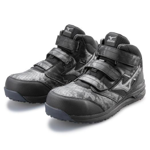 Mizuno 安全靴 F1GA220009 ブラック×ダークシルバー ミズノ 安全靴 F1GA220009 24.0cm ブラック×ダークシルバー