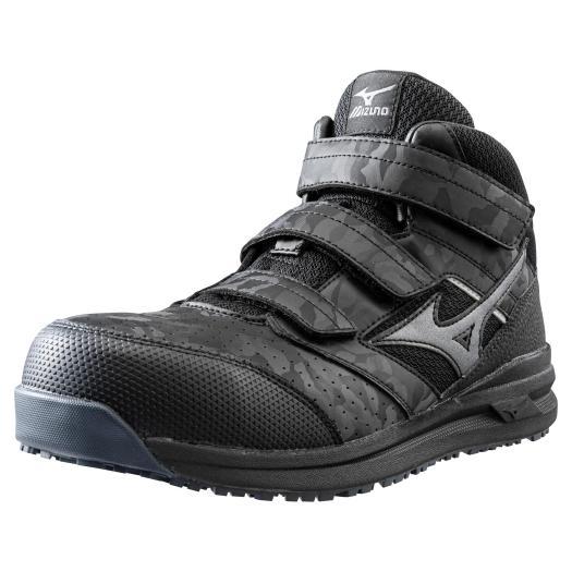 Mizuno 安全靴 F1GA220009 ブラック×ダークシルバー ミズノ 安全靴 F1GA220009 24.0cm ブラック×ダークシルバー