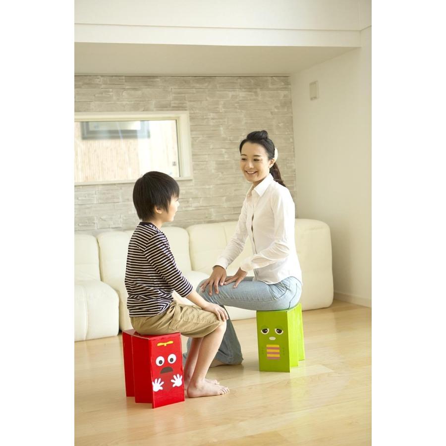携帯紙椅子 L ムック柄 SMART PAPER STOOL SPS-MUKKU ピカ