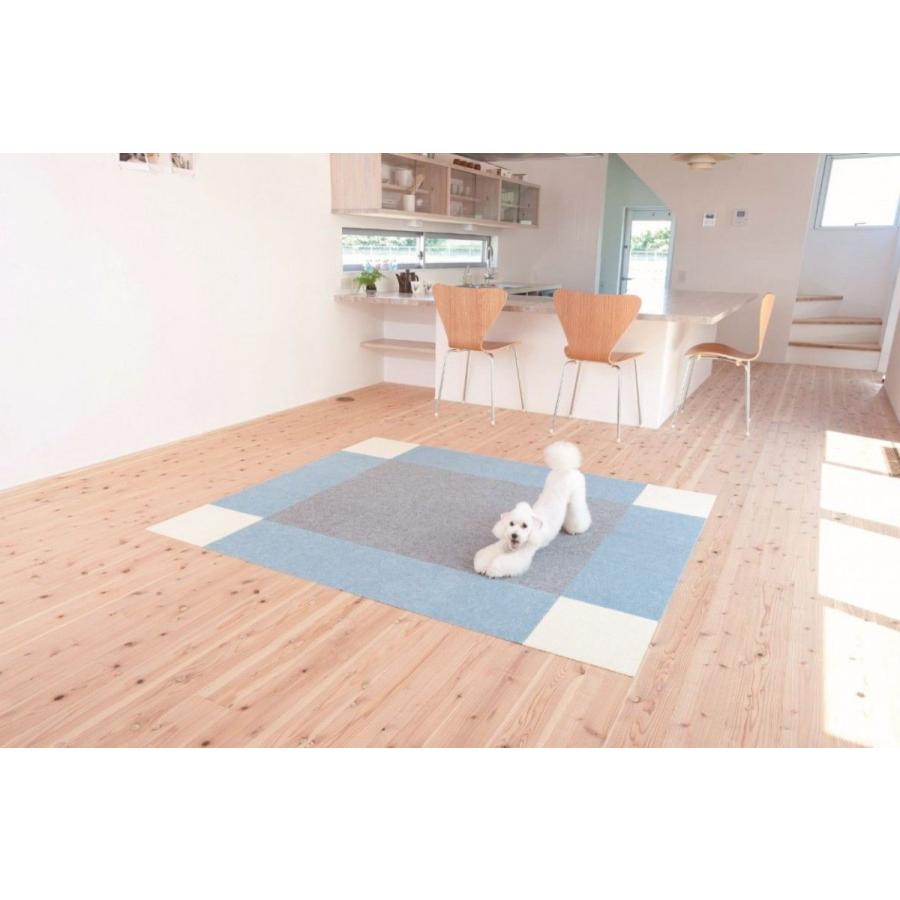 ワタナベ工業 吸着ぴたマットループ ブルー 30×30cm 9枚入り KPL-3017