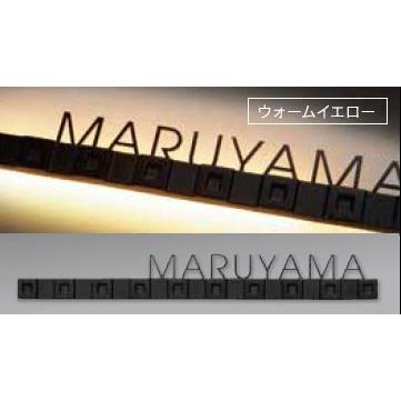 LED表札ミラージュステンレス切文字LEK-21福彫 : 丸花金物店