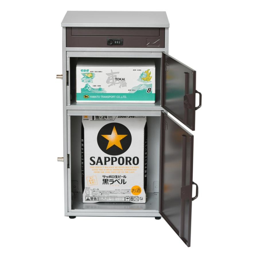 郵便ポスト付き宅配ボックス リシムミドル THB-382WD 木目 KGY : thb 