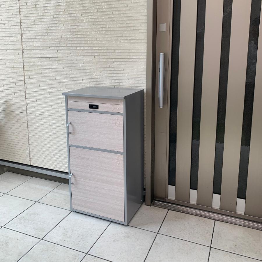 郵便ポスト付き宅配ボックス リシムミドル THB-382WD 木目 KGY : thb 