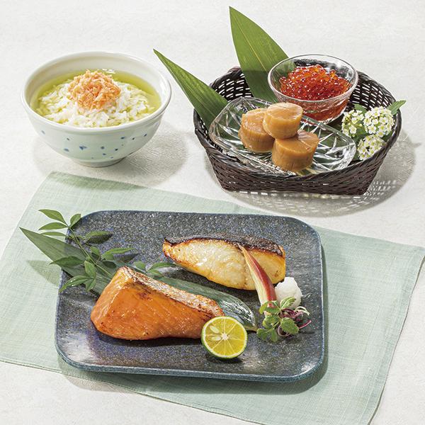 御中元 2026 さけ茶漬 ギフト プレゼント 新潟加島屋 中瓶3本詰合せ