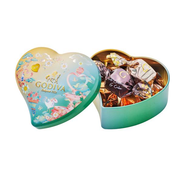 GODIVA 2026 ハート缶 まとめ売り 12個セット　新品　未開封　セット ホワイトデー ギフト 2026 ゴディバ アーリースプリング G キューブ