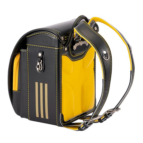 正規品 ランドセル 男の子 エース アディダス ランドセル ブラック×イエロー 送料無料 まるひろ6年間保証あり 【LWH1067509320】(38115円)