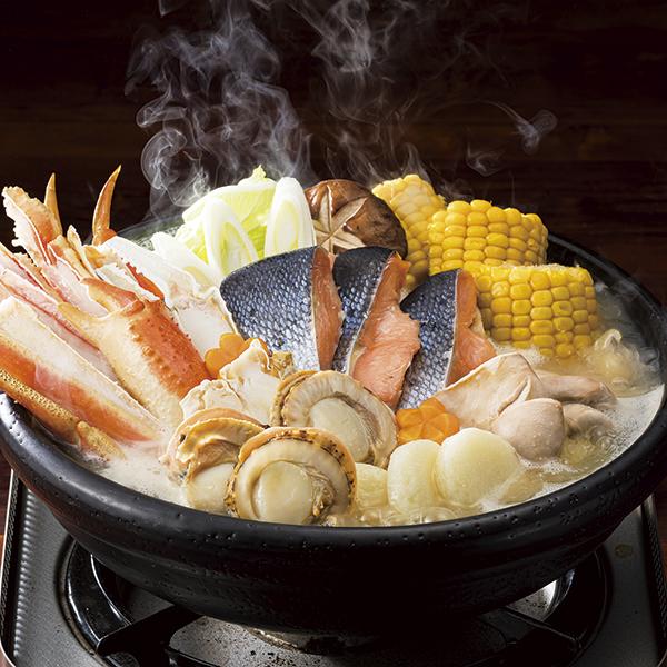 2024 ギフト 送料無料 根室・藤井水産ずわいがに入り石狩鍋セット
