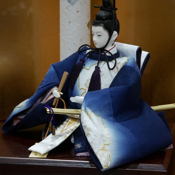 吉徳大光親王　雛人形 雛人形 吉徳大光 一秀作「心」 木目込み人形 親王平飾り(336-752)