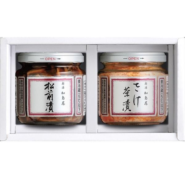 加島屋 中ビンセット（さけ茶漬、松前漬） : 丸広オンラインショップ