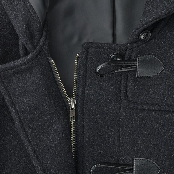 イーストボーイ Venus アンゴラ混ダッフルコート（チャコール