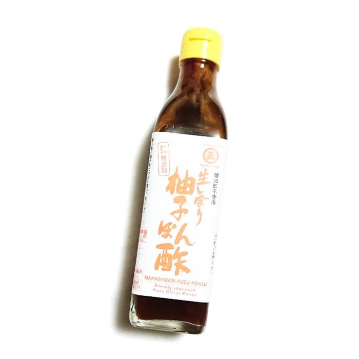 和歌山 生しぼり柚子ぽん酢 300ml 丸正酢醸造元 無添加 ゆずぽん ポン酢 醸造酢不使用 古式醸造 昔ながらの味わい 27 0002 まるほ商店 通販 Yahoo ショッピング
