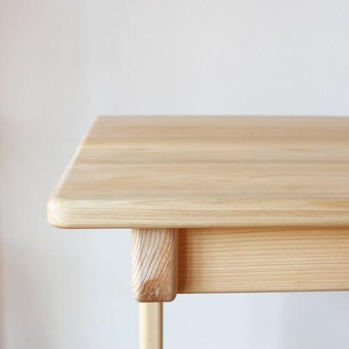 ひのきベンチダイニングテーブル W130×D60cm 4人用 国産桧無垢 天然木製 サイズオーダー 単品 おしゃれ 日本製 送料無料