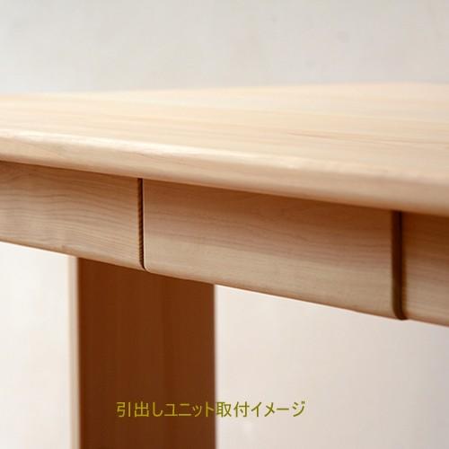 ひのきベンチダイニングテーブル W130×D60cm 4人用 国産桧無垢 天然木製 サイズオーダー 単品 おしゃれ 日本製 送料無料｜marui-kagu｜10