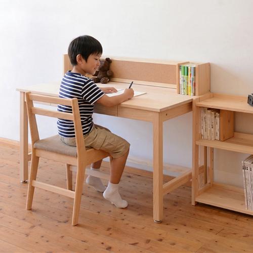学習机 おしゃれ 学習デスク スタイリッシュ ひのき 無垢 LM型 幅115