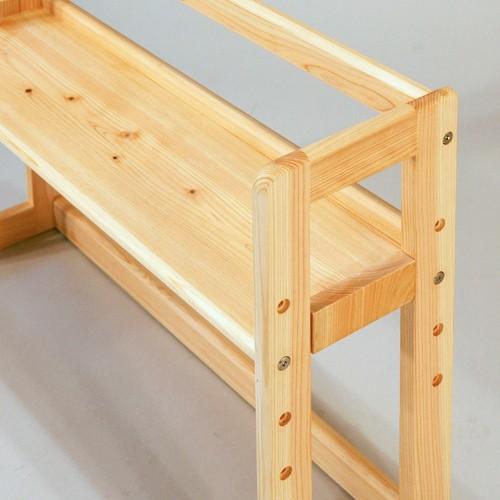 ヒノキクラフト 収納 卓上ラック 木製 デスク 本棚 日本製 机上 幅100