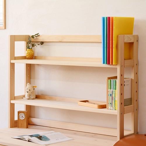 上置き 学習机 追加棚板 木製 単品 ひのき デスクスタンド S型 幅78cm