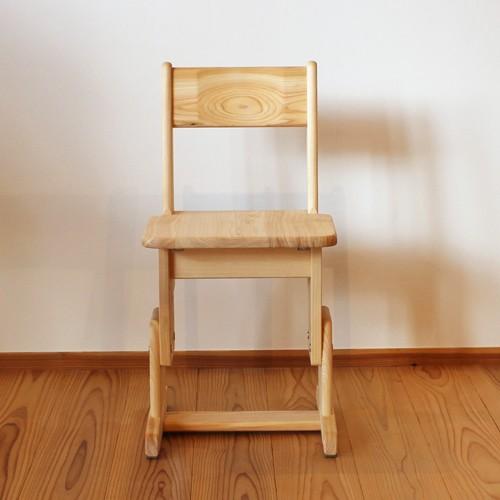 学習机椅子 ひのきスクールチェア 国産桧無垢 天然木製 高さ調節