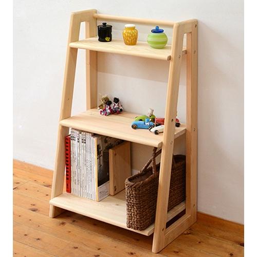 国産ヒノキ 絵本棚 ラック