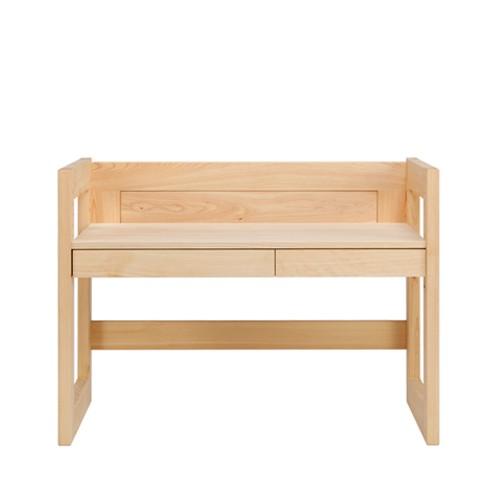 学習机 木製 オシャレ 学習デスク ひのき 無垢 フレームデスク M型 幅